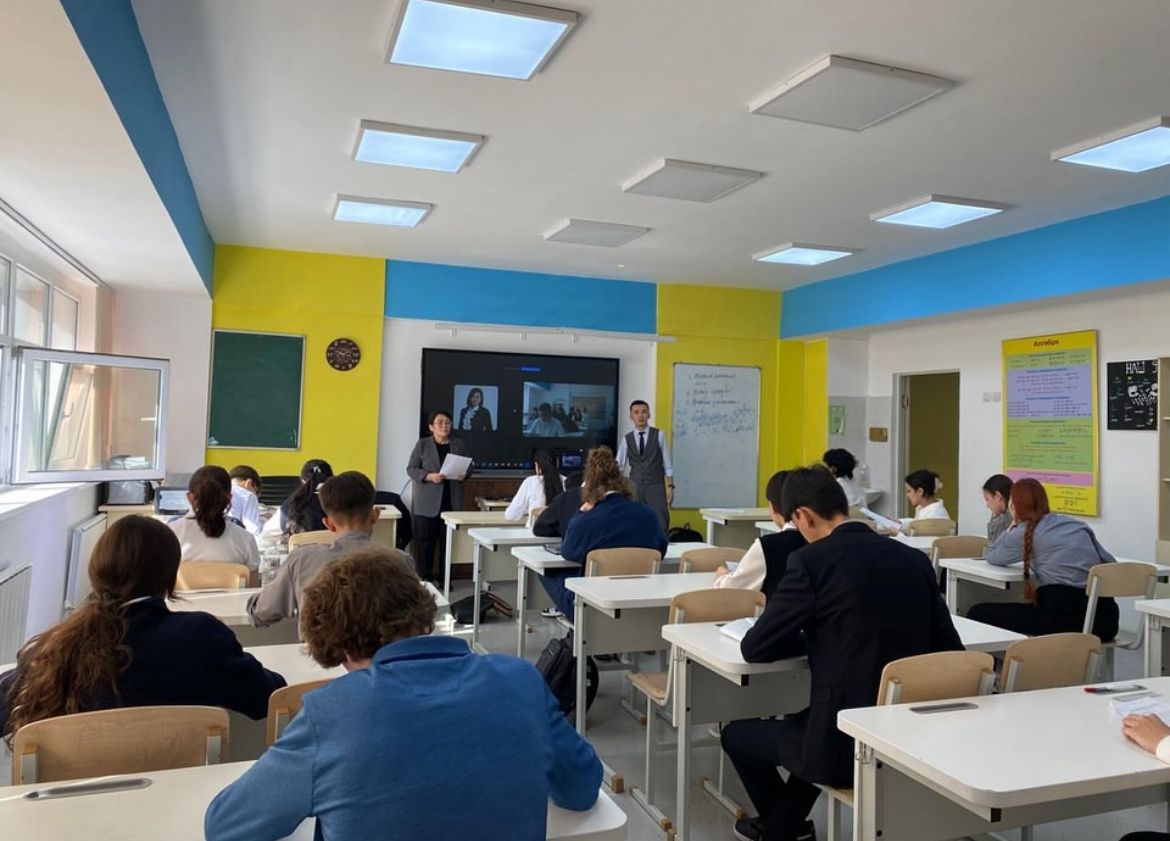 Қаржылық сауаттылық және қауіпсіздік 9-11 сынып оқушыларына арналған Республикалық олимпиаданың бірінші (мектепішілік) кезеңі өткізілді.