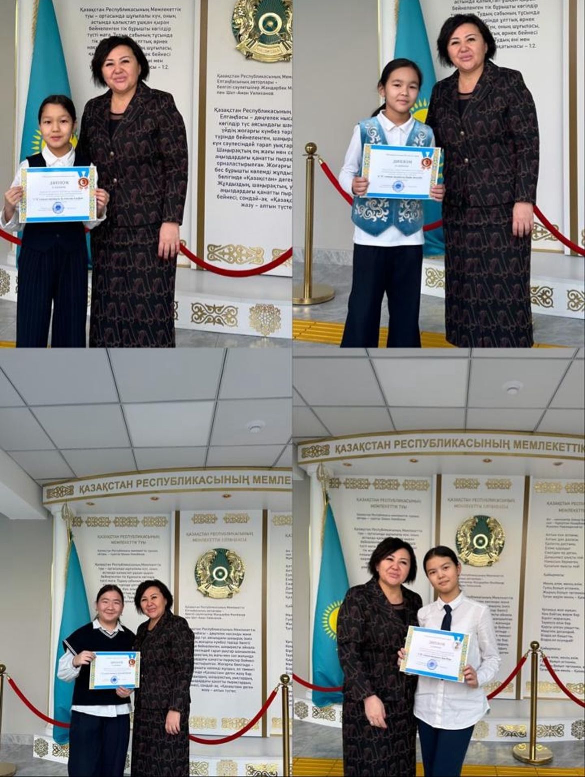 5-6 сынып оқушылар арасында қазақ тілі, ағылшын, математика пәндерінен мектепшілік олимпиада жүлдегерлері марапатталды