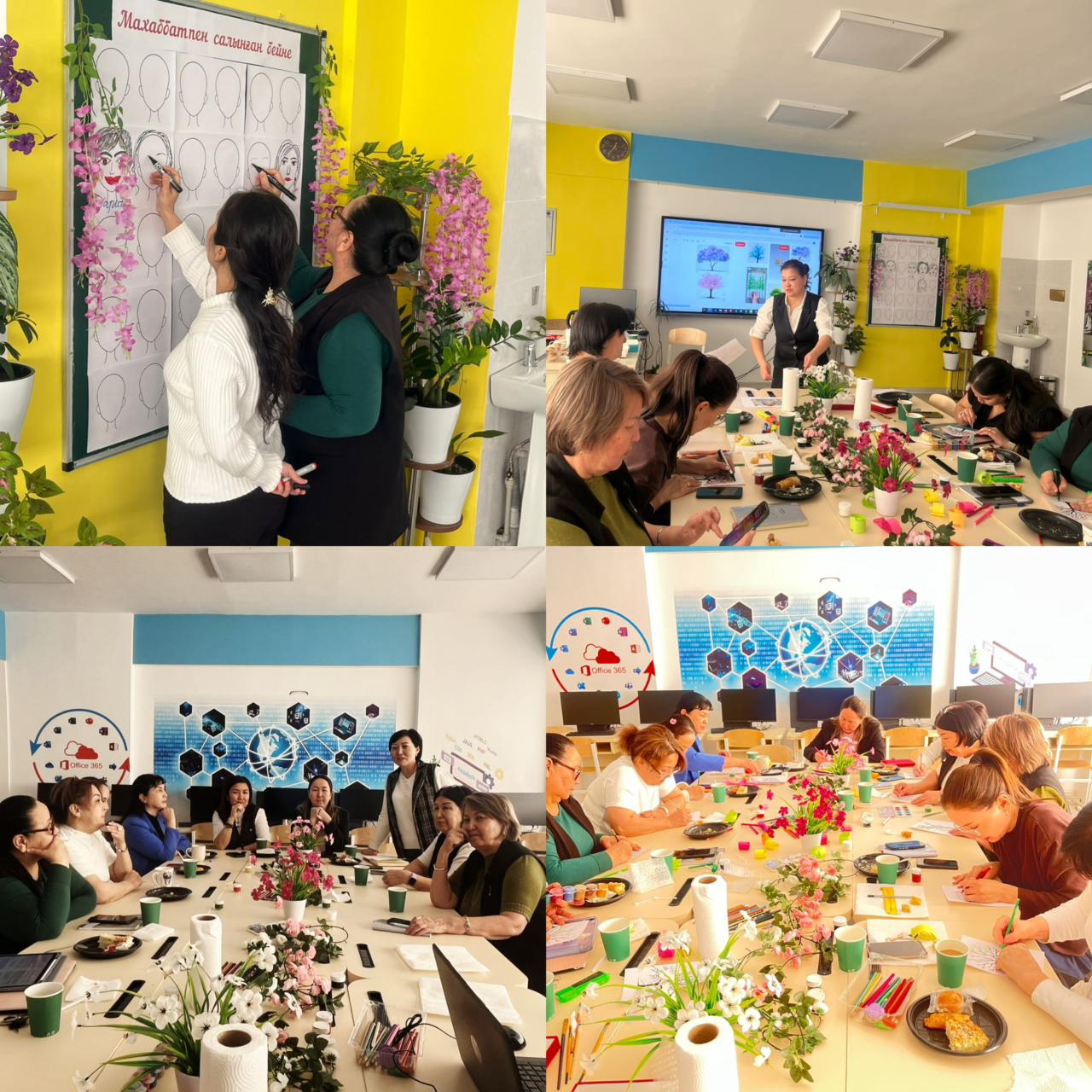 «МИФ: білім жаңғырту» онкүндігі аясында информатика пәнінің мұғалімі Тұрсынай Үсенбайқызы «МИФ: ғылым, эмоция және шабыт» тақырыбында ұстаздар арасынд