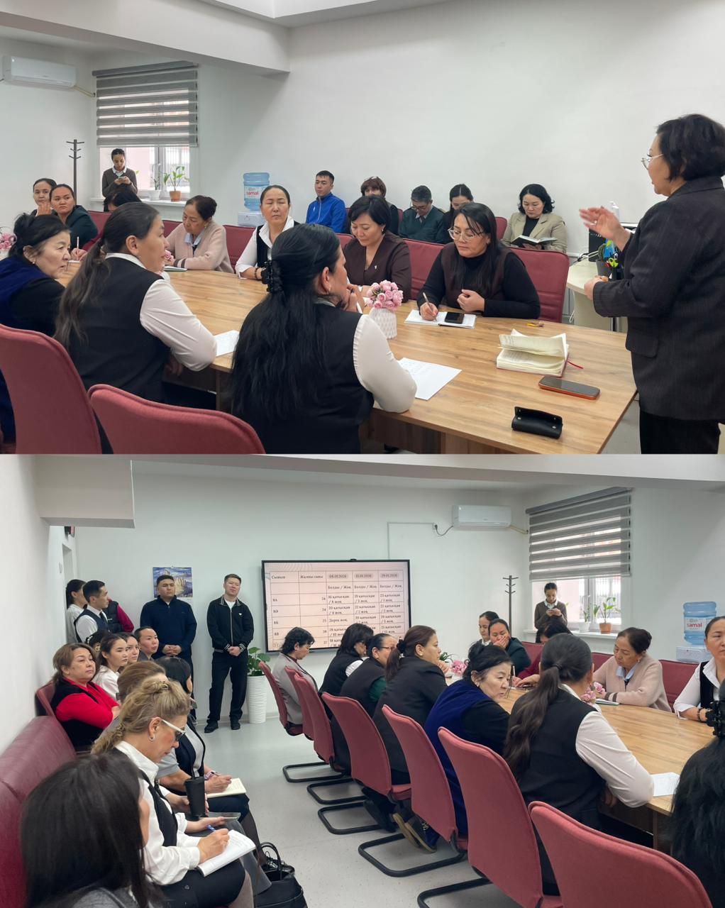 Кезекті мұғалімдер жиналысы.