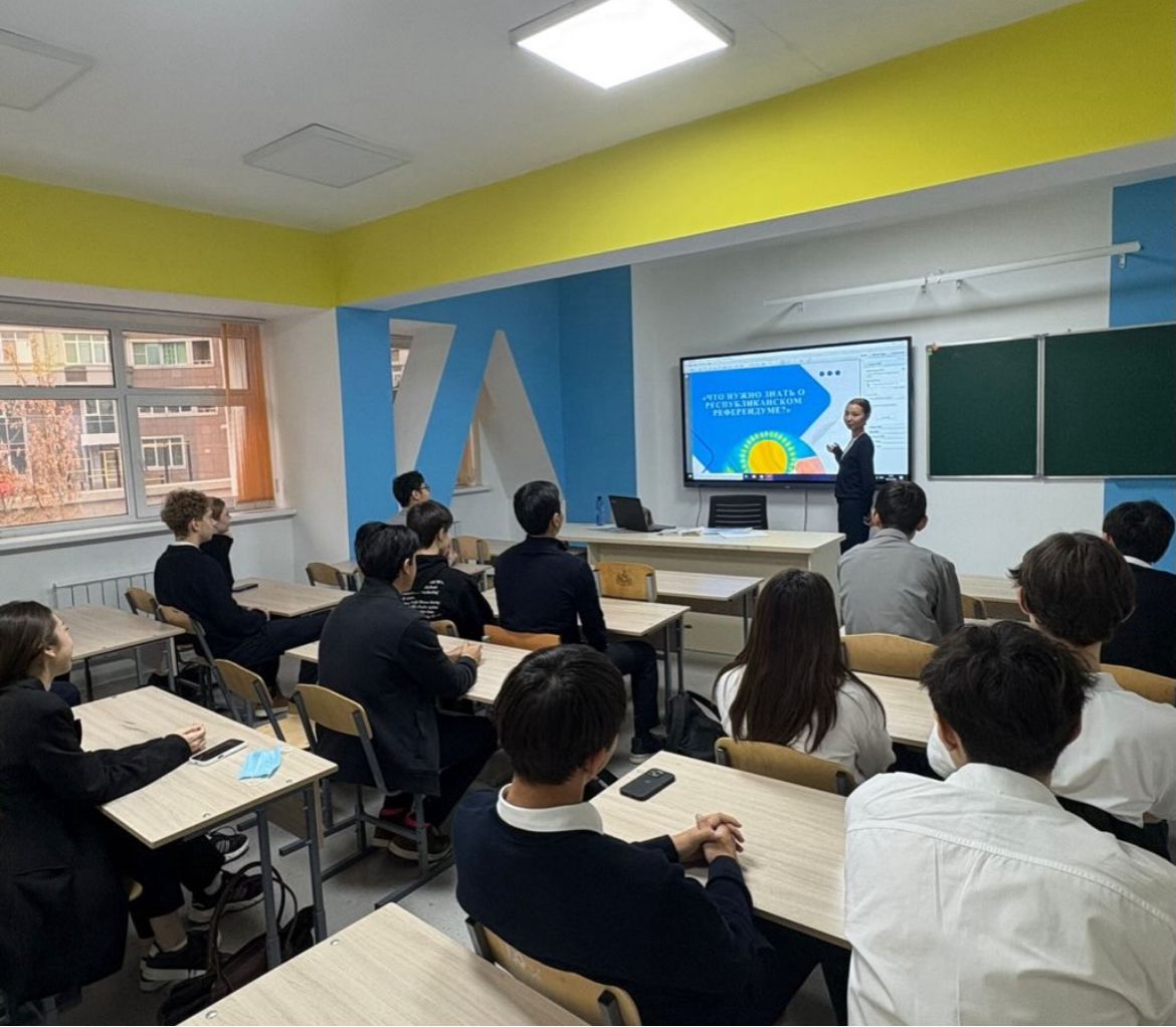 Адал азамат бағдарламасының “Көмек” бағыты бойынша сынып сағаты өткізілді