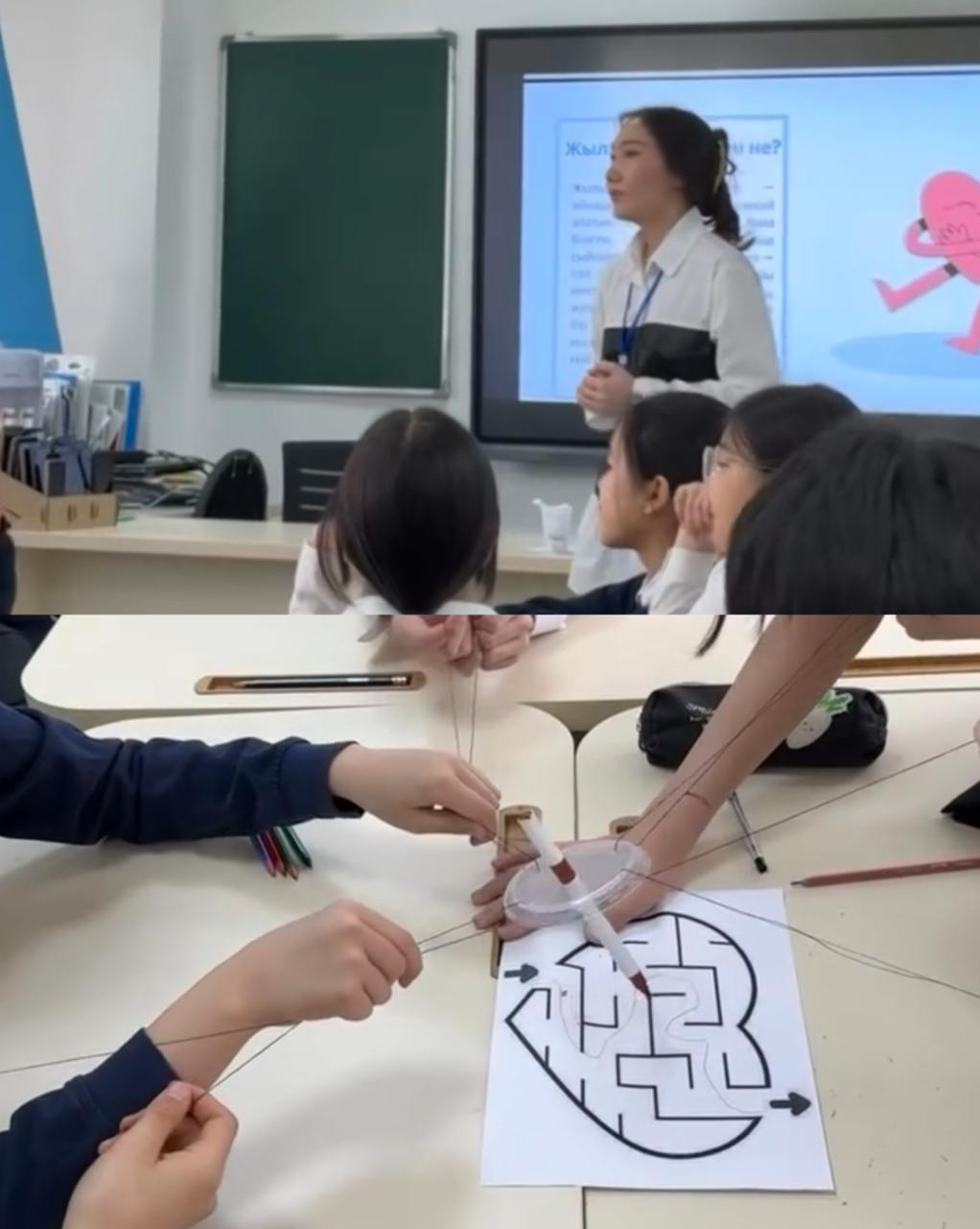 6 «Ә» сыныбымен өткізілген ашық психологиялық сабақ ұсынылады. Сабақтың тақырыбы – «Жылы жүрек – жақсы сөз».